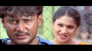 Darshan Helping Poor People at Roadside | Daasa Kannada Movie Scene | Amurtha