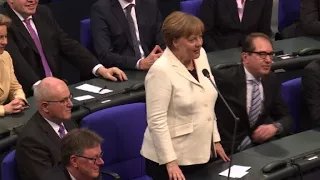 German parliament confirms Chancellor Merkel for fourth term