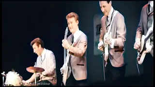 The Ventures - Wipe Out live [Colourised] 1965