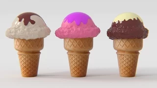 Ice Cream Tutorial In BLENDER 2.77 Cycles. [HD] (Easy).