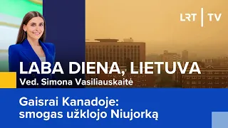 Gaisrai Kanadoje: smogas užklojo Niujorką | Laba diena, Lietuva