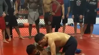 Fight breaks out during a kyusho instructional