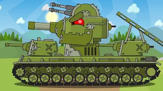 Batalla por el depósito de municiones - Dibujos animados sobre tanques