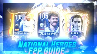 National Heroes F2P GUIDE ! 99 Ovr is F2P ? Fifa Mobile ||