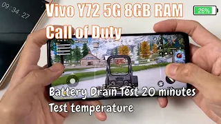 Vivo Y72 5G Test Game Call of Duty | MediaTek MT6833 Dimensity 700 5G