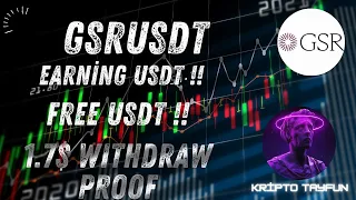 GSRUSDT REVİEW EARNİNG USDT !! 1.7$ WİTHDRAW PROOF EARN USDT DAİLY !! USDT MİNİNG APP