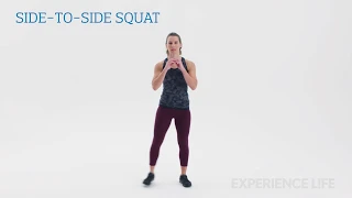 The 6-Minute Sweat Workout: Side-to-Side Squat
