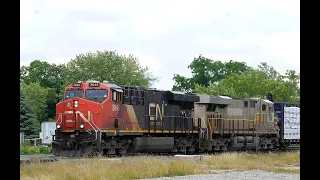 RAILREEL CN Carew Catches Woodstock Ontario June 5 2024