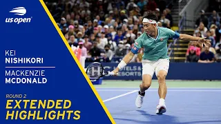 Kei Nishikori vs Mackenzie McDonald Extended Highlights | 2021 US Open Round 2