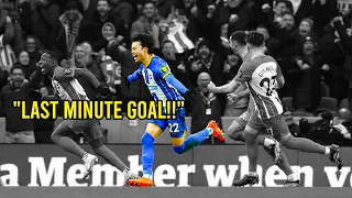 MITOMA IS INSANE!!! -  Last Minute Goal vs Liverpool