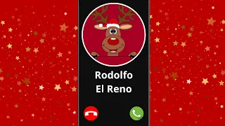 📞Llamada de Rodolfo el Reno🦌🎄El Reno de Santa Claus🎅🏻🎄🎁