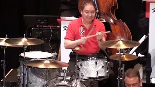 New Technique Used In Dynamic Drum Solo- Ken Loomer Big Band