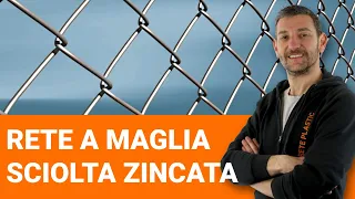 Rete a maglia sciolta zincata