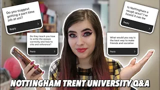 THE ULTIMATE NOTTINGHAM TRENT UNIVERSITY Q&A 2022 - Answering all your burning questions!