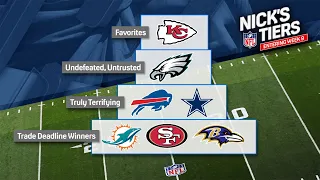 Cowboys, Bills, Eagles challenge Chiefs atop Nick’s Tiers entering Week 9 | NFL | FIRST THINGS FIRST