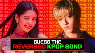 GUESS THE REVERSED KPOP SONG #1 ⏪