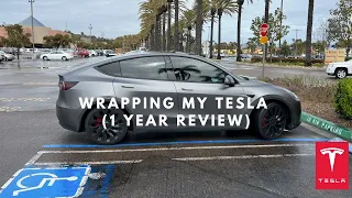 The Shocking Truth About Wrapping Your Tesla Model Y (1 Year Review)