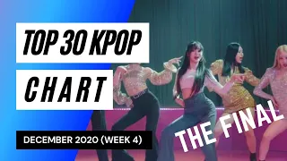 THE FINAL [TOP 30] K-POP SONGS CHART | DECEMBER 2020 (WEEK 4) / read description first!
