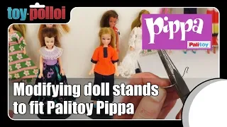 Modifying doll stands to fit Palitoy Pippa - Toy Polloi