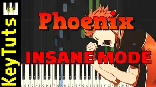 Phoenix [Haikyuu] - Insane Mode [Piano Tutorial] (Synthesia)