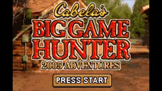Cabela's Big Game Hunter (GBA) title screen/song/credits