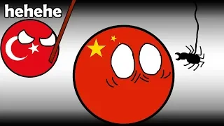 Turkey Scares China [Countryballs Animation]