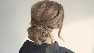 Elegant Hairstyle l Fish Tail Braid  and Rope Braid