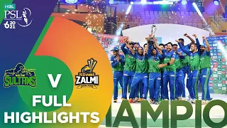 Full Highlights | Multan Sultans vs Peshawar Zalmi | Final Match 34 | HBL PSL 6 | MG2T