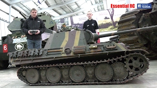 BIG 1:4 SCALE RC PANTHER TANK at BOVINGTON TANK MUSEUM [UltraHD & 4K]