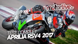 APRILIA RSV4 RF 1000 2017 | TEST COMPLET