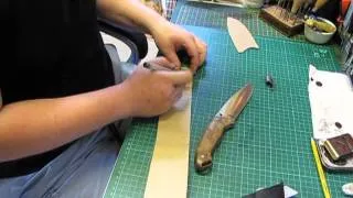 leather custom sheath part 2