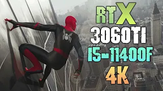 RTX 3060 Ti + I5 11400F Test in 20 Games in 4K