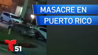 Tiroteo en Puerto Rico: 6 muertos y más de 1,000 casquillos de bala