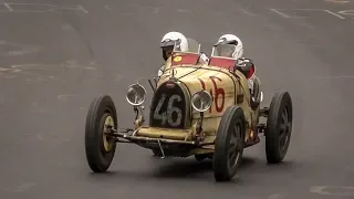 Pre-War & Vintage Cars on the Nürburgring Nordschleife - Early 1900s Bugatti | BMW | Fiat | MG | etc