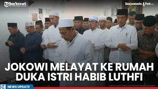 Presiden Jokowi Didampingi Sejumlah Menteri Melayat ke Rumah Duka Istri Habib Luthfi bin Yahya