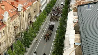 Valstybės vėliavos pakėlimo ceremonija Nepriklausomybės aikštėje, Vilniuje | 2022-06-14