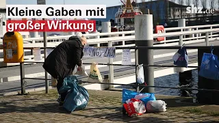 Solidarität in der Krise: Versorgungszaun für Obdachlose in Kiel