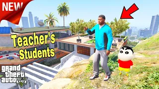 Franklin and Shinchan Open Tution Classes or Add New Teacher or Students IN GTA V