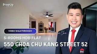 550 Choa Chu Kang Street 52, 5-Rooms HDB Flat Video Walkthrough - Lawrence Chia