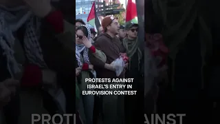 Police Crack Down on Pro-Palestine Protesters Ahead of Eurovision Final | Subscribe to Firstpost