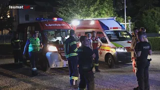 Explosion nach Chlorgasaustritt im Freibad in Lambach