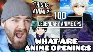 First Time Reacting to "The Best ANIME Openings Of All Time" | Non Anime Fan!