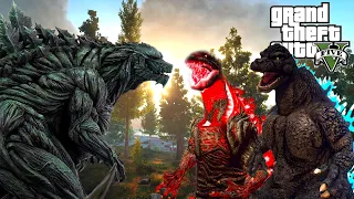 Godzilla Earth ゴジラ・アース vs Shin Godzilla and Heisei Godzilla - GTA V mods