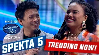 Duet Jemimah dan Ariel Noah Bawakan Lagu Separuh Aku - Spekta Show TOP 9 - Indonesian Idol 2021