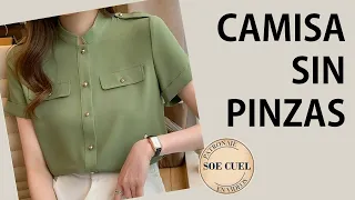 CAMISA SIN PINZAS - Para Todos los Talles !!