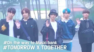 191101 TOMORROW X TOGETHER (투모로우바이투게더) 뮤직뱅크 출근길 (On the way to Music bank)