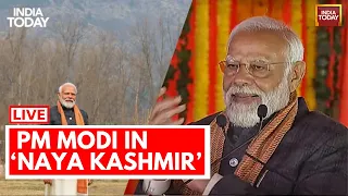 PM Modi in Srinagar LIVE News: PM Modi In Kashmir Today | PM Modi News LIVE | Modi |INDIA TODAY LIVE