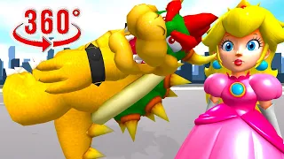 VR 360° Video - Spinning My Tails - Mario and Princess Peach - Animated Comedy