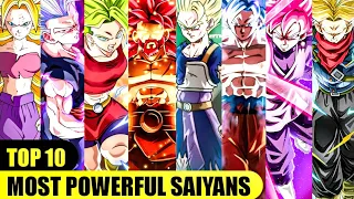 Top 10 Most Powerful Cannon Saiyans In Dragon Ball super/In Hindi/Next Jen Comics||