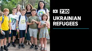 Ukrainian refugees welcomed into the homes of Australian families | 7.30